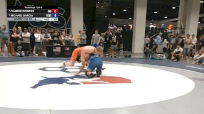 92 kg Champ. Rd Of 16 - Charlie Powers, Avalanche Wrestling Association vs Michael Garcia, Bear Cave Wrestling Club