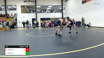 141 lbs Cons. Round 5 - Jett Boots, Trine University vs Gavin Garcia, Unattached - Indianapolis