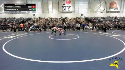 101 lbs Cons. Round 1 - Chase Caldwell, Wolverine Den Wrestling Club vs Hunter Hoch, Beaver River Wrestling
