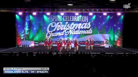 Woodlands Elite - OR - Stealth [2025 L4 Youth Day 2] 2025 Spirit Celebration Christmas Grand Nationals