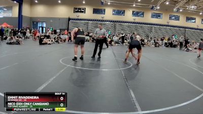 210 lbs Round 4 (8 Team) - Nico EXH-Only Cangiano, Top Dawg Academy vs Emmit Rivadeneira, Richmond WC