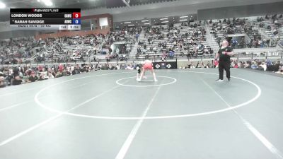 59 kg Quarters - London Woods, Cardinal WC vs Sarah Savidge, Army (WCAP)