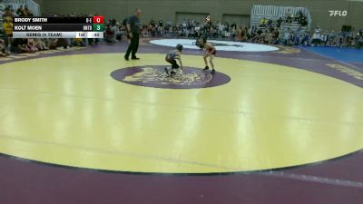 50 lbs Semis (4 Team) - Brody Smith, Dover-Eyota vs Kolt Moen, United