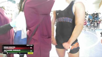 175 lbs Cons. Round 4 - Noah Montes, Eleanor Roosevelt vs Nathaniel Naranjo, Cajon