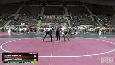 6A 150 lbs Cons. Round 2 - Jathyn Reynolds, Wetumpka vs La`darius Hopkins, Minor