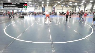 230 lbs 7th Place - William Morosetti, RI vs Brennen Burkholder, NH