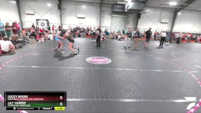 140/145 Round 3 - Jocey Byers, Northeast Georgia Mat Monstars vs Lily Harris, Compound Wrestling