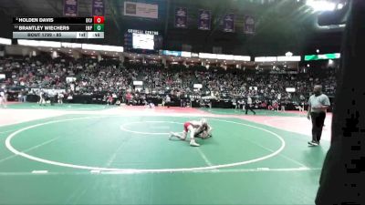 85 lbs Cons. Round 4 - Brantley Wiechers, EMPA vs Holden Davis, BKV1
