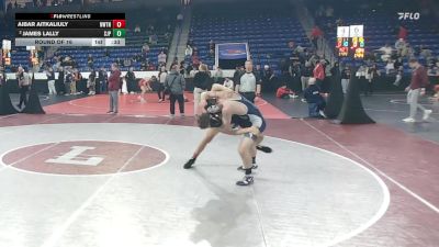 144 lbs Round Of 16 - Aibar Aitkaliuly, Newton North vs James Lally, Saint John's Prep