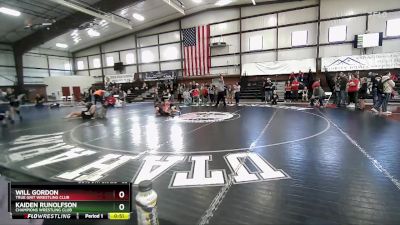 82 lbs Cons. Round 3 - Will Gordon, True Grit Wrestling Club vs Kaiden Runolfson, Champions Wrestling Club
