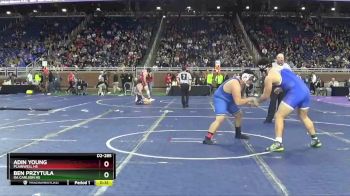 D2-285 lbs Cons. Semi - Adin Young, Plainwell HS vs Ben Przytula, OA Carlson HS