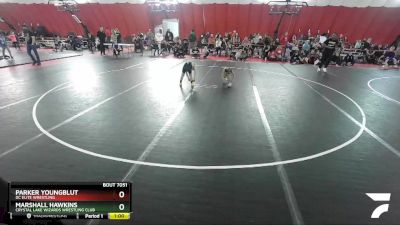 60-61 lbs Round 2 - Marshall Hawkins, Crystal Lake Wizards Wrestling Club vs Parker Youngblut, DC Elite Wrestling