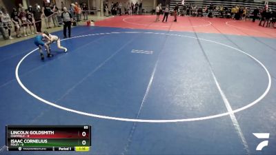 85 lbs Semis (4 Team) - Lincoln Goldsmith, Chatfield vs Isaac Cornelius, Foley