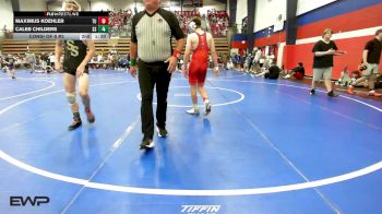 138 lbs Consi Of 8 #2 - Maximus Koehler, Tulsa Union vs Caleb Childers, Sand Springs HS