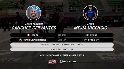 Mario Alberto Sanchez Cervantes vs Mario Mejía Vicencio 2025 ADCC Guadalajara Open