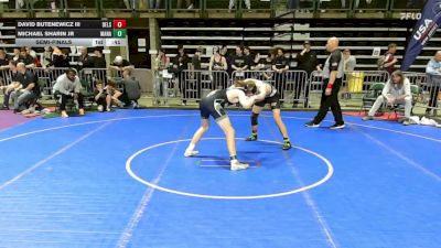 160 lbs Semifinal - David Butenewicz III, Delsea vs Michael Sharin Jr, Manasquan