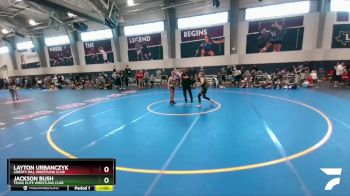 90 lbs 3rd Place Match - Jackson Bush, Texas Elite Wrestling Club vs Layton Urbanczyk, Liberty Hill Wrestling Club