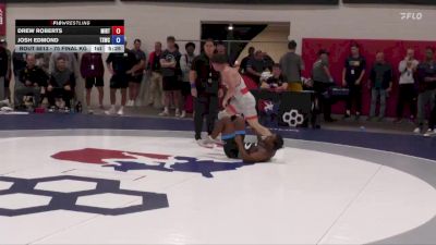 70 Final kg Champ. Round 1 - Drew Roberts, Minnesota - RTC vs Josh Edmond, Tiger Style Wrestling Club
