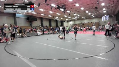 132 lbs Final - Gabriel Easey, Compound Wrestling vs Nehemiah Boyden, Backyard Bullies Wrestling Club