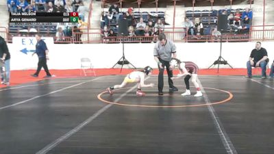 57_G lbs Round Of 32 - Talia Nelson, Clearfield vs Arya Genard, Southmoreland
