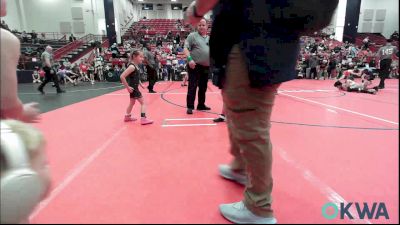 43 lbs Round Of 16 - Robyn Dunn, Ponca City Wildcat Wrestling vs Vayda Enders, Kansas Young Guns