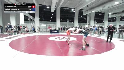 U15 FS - 57 lbs Champ. Round 2 - Eli Edfors, Big Game Wrestling Club vs Uriah Anderson, Team Prestige Wrestling