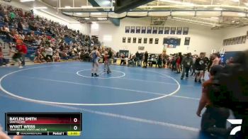 126 lbs 1st Place Match - Baylen Smith, Unattached vs Wyatt Weiss, Team Braves Wrestling Club