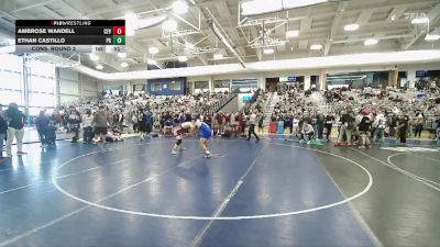 165 lbs Cons. Round 3 - Ethan Castillo, Pleasant Grove vs Ambrose Wandell, Cedar Valley