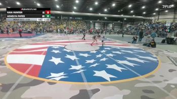 115 lbs Champ. Round 1 - Kaia Hunter, Bennett County vs Azaelya Pates, Montana Disciples