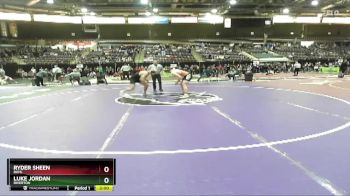 190 lbs Champ. Round 3 - Ryder Sheen, Buhl vs Luke Jordan, Riverton