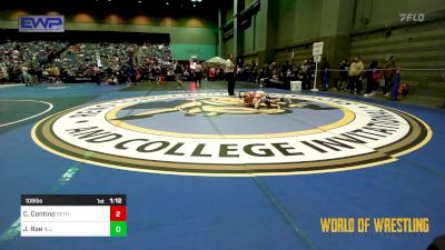108 lbs Round Of 32 - Carlo Contino, Dethrone vs Jesse Rae, All In Wrestling Academy
