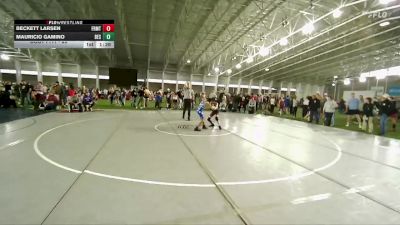 85 lbs Champ. Round 2 - Beckett Larsen, American Fork vs Mauricio Gamino, Box Elder Stingers