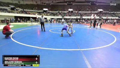 Rookie 6-8 90 Cons. Round 2 - Hunter Payne, Tabb Wrestling Club vs Benjamin Robson, Williamsburg Wrestling Club