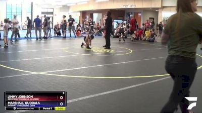 93 lbs Round 2 - Jimmy Johnson, Red Pride Wrestling Academy vs Marshall Quodala, Integrity Wrestling Club