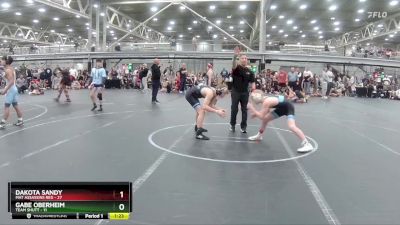 110 lbs Placement (4 Team) - Dakota Sandy, Mat Assassins Red vs Gabe Oberheim, Team Shutt