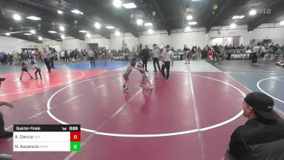 43 lbs Quarterfinal - Abel Garcia, Izzy Style NM Beast vs Nicolas Ascencio, Grant County Elite