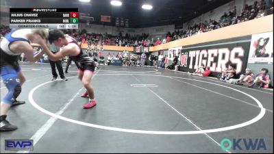 126 lbs Quarterfinal - Julius Chavez, Darko Valley Wolf Pack vs Parker Franks, Noble Takedown Club