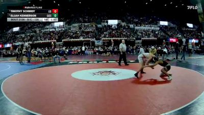 Quarterfinal - Timothy Schmidt, Lincoln County (Eureka) vs Elijah Kennerson, Cascade