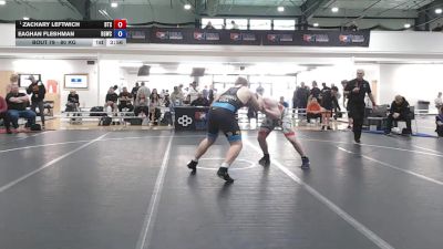 110 kg Champ. Round 2 - Zachary Leftwich, BTC vs Eaghan Fleshman, Big Game Wrestling Club