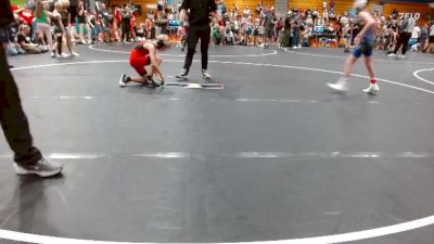 70 lbs Quarterfinal - Weston Smith, Swa vs Sawyer Carter, Knights Youth Wrestling