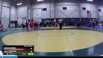 197 lbs Cons. Round 2 - Jody VanDunk, Air Force Prep vs Jacob Lorenz, Western State Colorado University