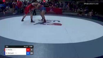 225 lbs Round 3 (10 Team) - Avery Manko, TCWA vs Destiny Marquez, LAWA