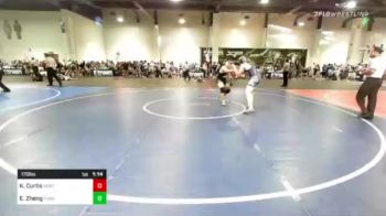 170 lbs Rr Rnd 3 - Karson Curtis, North Sanpete vs EnHao Zheng, Fcahi