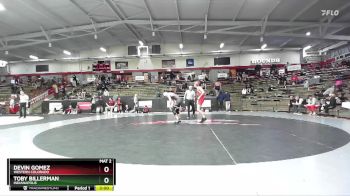 133 lbs Cons. Round 4 - Toby Billerman, Indianapolis vs Devin Gomez, Western Colorado