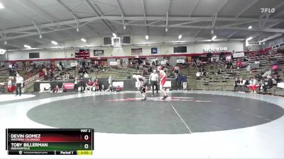 133 lbs Cons. Round 4 - Toby Billerman, Indianapolis vs Devin Gomez, Western Colorado