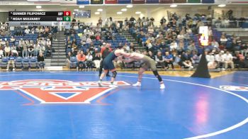 165 lbs Semifinal - Gunner Filipowicz, Army West Point vs Noah Mulvaney, Bucknell