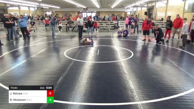 M 58 lbs Final - Joseph Relyea, Syracuse vs Beau Mckeown, Wilkes-Barre