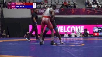 63 kg Round 1 - Ellis Coleman, USA vs Hector Sanchez, MEX
