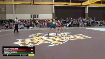 174 lbs Cons. Round 2 - Tyler Bodovetz, Ohio Wesleyan vs Tommy Wilson, Thiel College