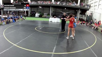 125 lbs Aaliyah Davis, Kentucky vs Anaiah Kolesar, Pennsylvania Red